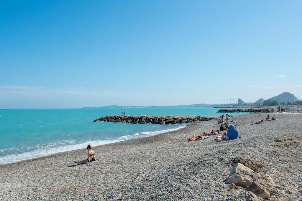 Appartement Vue Mer Cagnes-sur-Mer Exterior foto